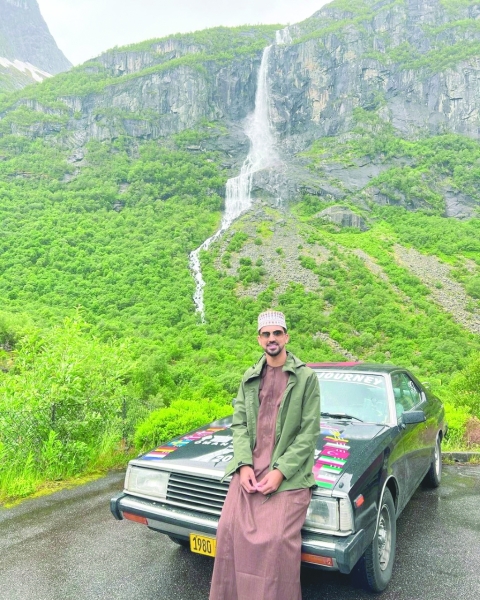 From Oman to Europe, in a classic car