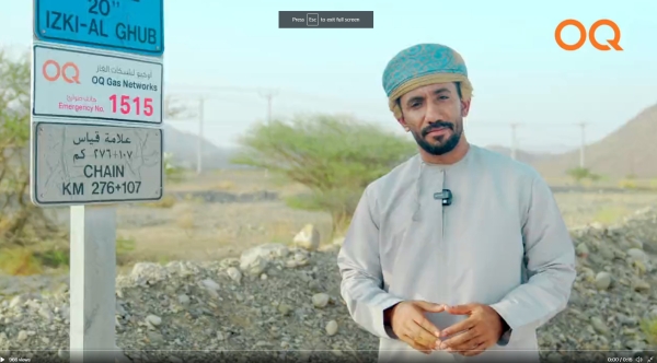 OQ warns of activities near gas pipelines in Dhofar