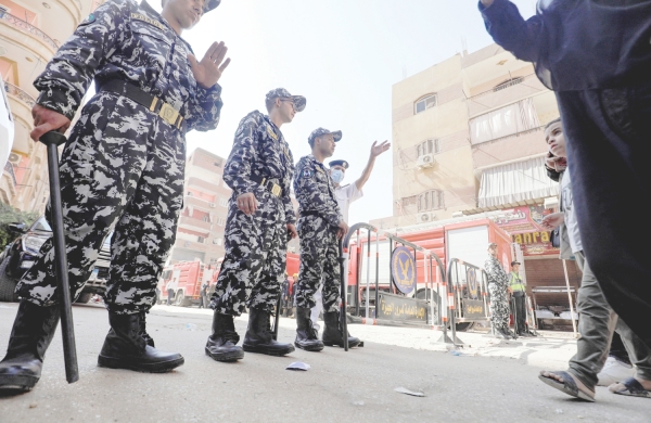 Electrical fire kills 41 in Cairo Coptic church