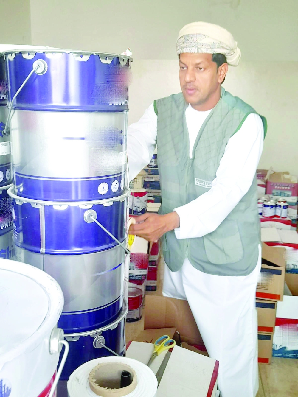 ضبط أصباغ منتهية الصلاحية بجنوب الشرقية