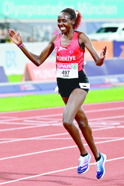 Can wins second European 10,000m title