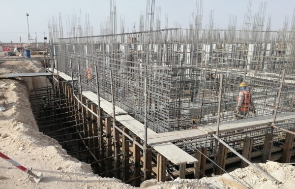 Construction of RO 15m Al Mazyona Hospital underway