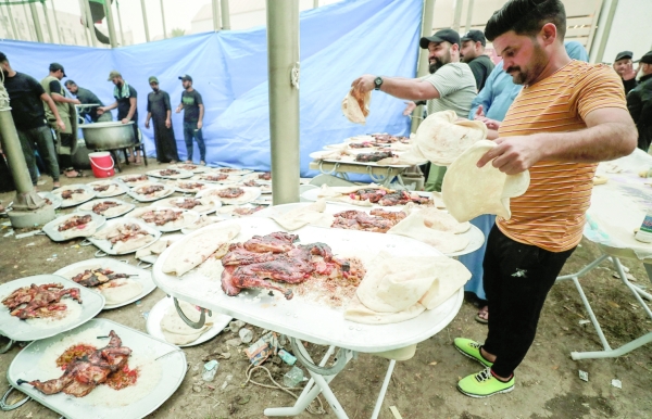 Air-con and hot meals: Iraq protest camps dig in for long haul