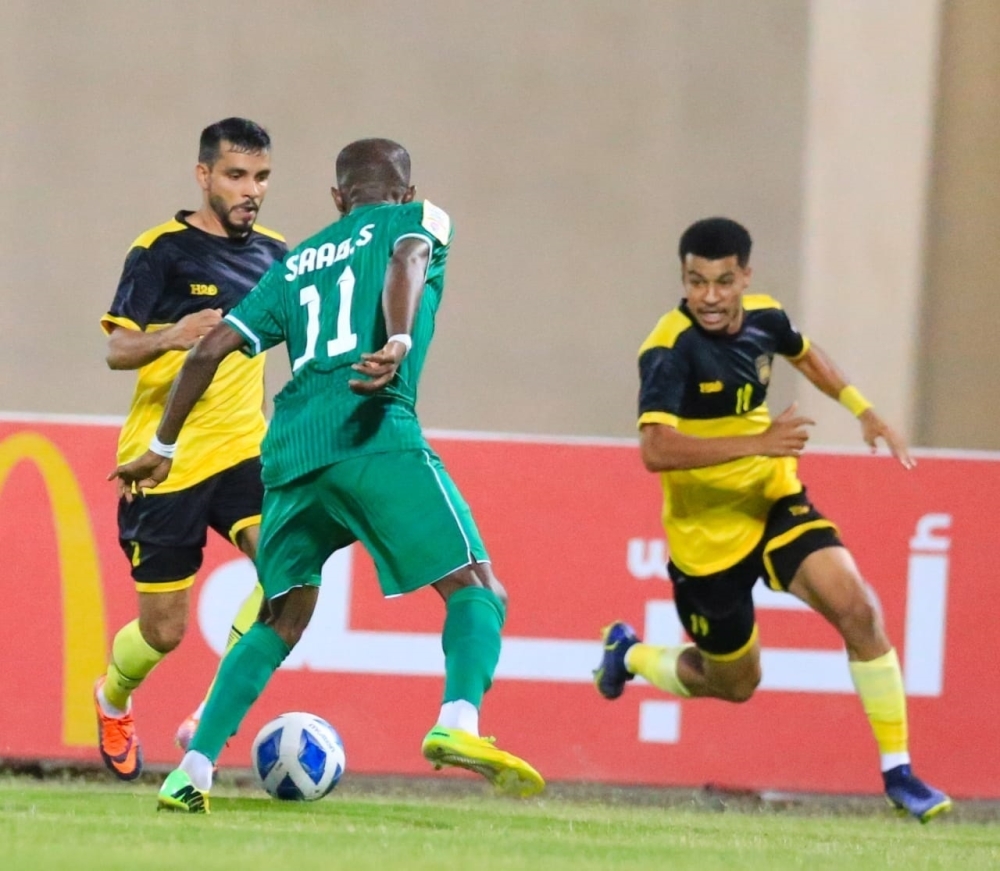 العروبة يكثف تدريباته الفنية للقاء الاتحاد