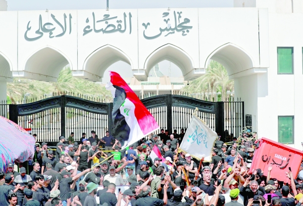 Sadr supporters launch sit-in outside top Iraq judicial body