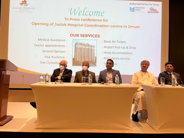 Jaslok Hospital opens coordination centre in Oman