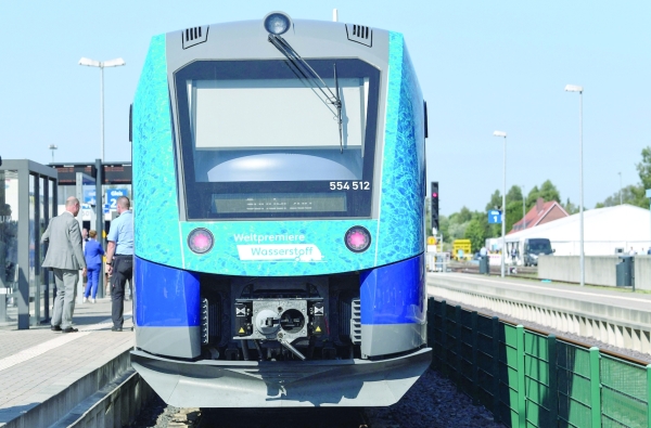 Whistle blows in Germany for world's first hydrogen train fleet