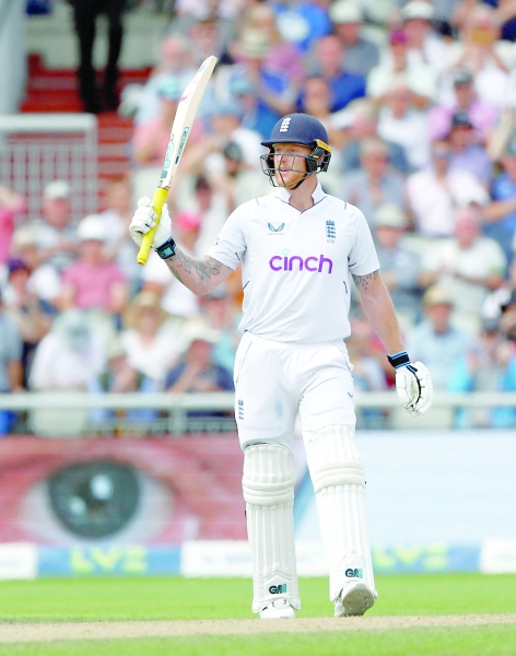 Stokes hits ton as England build large lead over SA