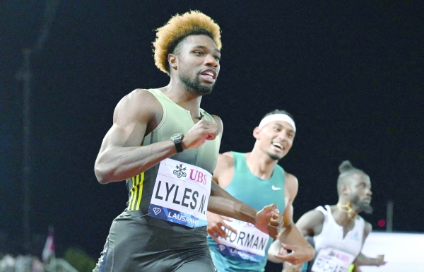 Lyles trumps Norman as Fraser-Pryce misses Lausanne with injury
