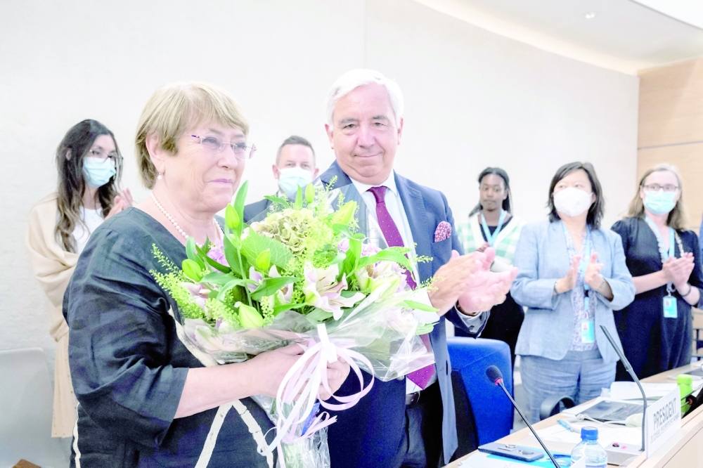 باشليه : ما الذي تحاول اسرائيل اخفاءه؟
مفوضة حقوق الإنسان تنتقد انتهاكات الاحتلال وتطالب بتمكين المراقبين