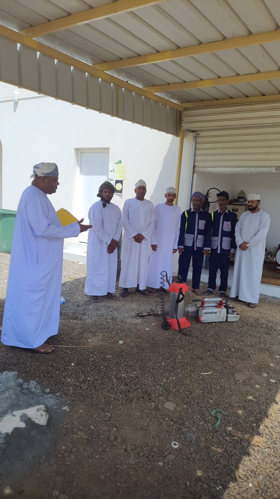 محاضرة توعوية عن أهمية المحافظة على النظافة العامة بالخابورة