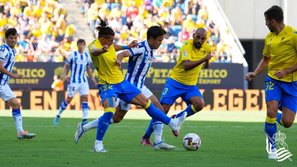 ريال سوسيداد يفوز على قادش بهدف نظيف في الدوري الإسباني