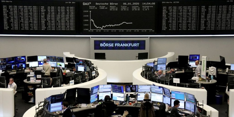 انخفاض الأسهم الأوروبية بفعل مخاوف التضخم