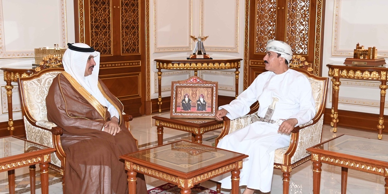 وزير المكتب السلطاني يستقبل سفير المملكة العربية السعودية المعتمد لدى سلطنة عُمان