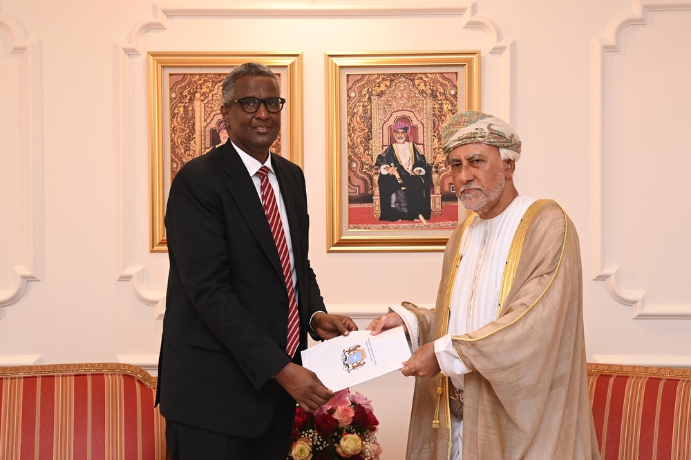 جلالة السلطان يتلقى رسالة خطية من الرئيس الصومالي