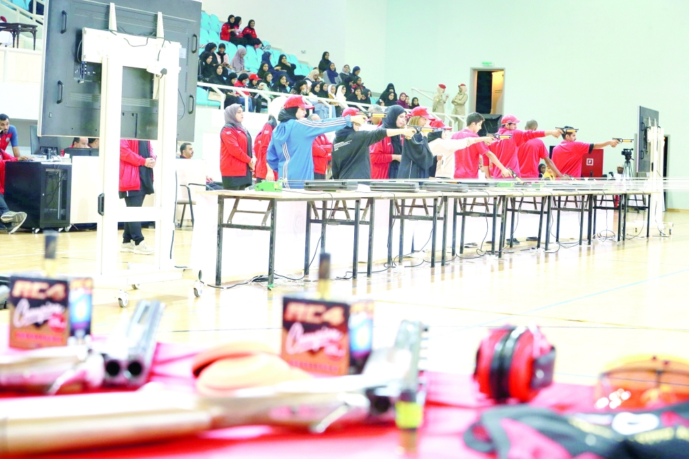 مواهب واعدة في سماء الرماية بالأسلحة الأولمبية الهوائية