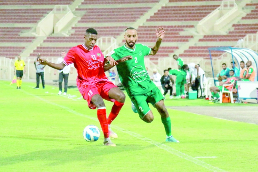 تعادل سلبي بين العروبة والمصنعة بدوري عمانتل