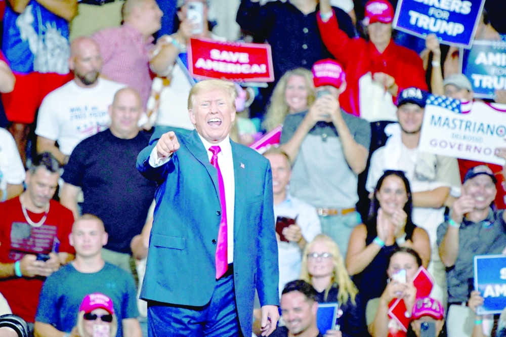 ترامب يهاجم بايدن وينتقد ادارته للسلطة في الولايات المتحدة