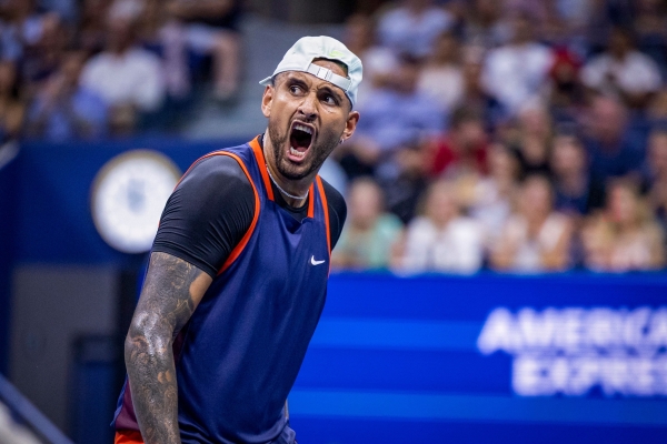 Kyrgios stuns Medvedev 8 Kyrgios stuns Medvedev