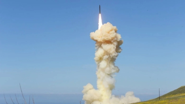 US military test launches ICBM