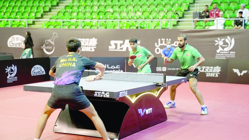 تحديد قطبي نهائي بطولة عمان الدولية التنافسية لكرة الطاولة