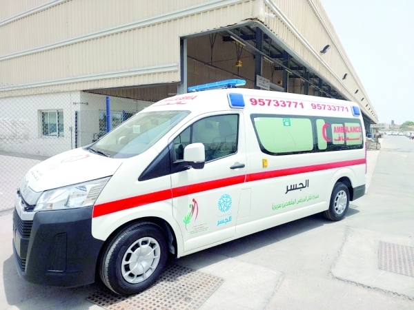 Al Jisr donates ambulance for elderly