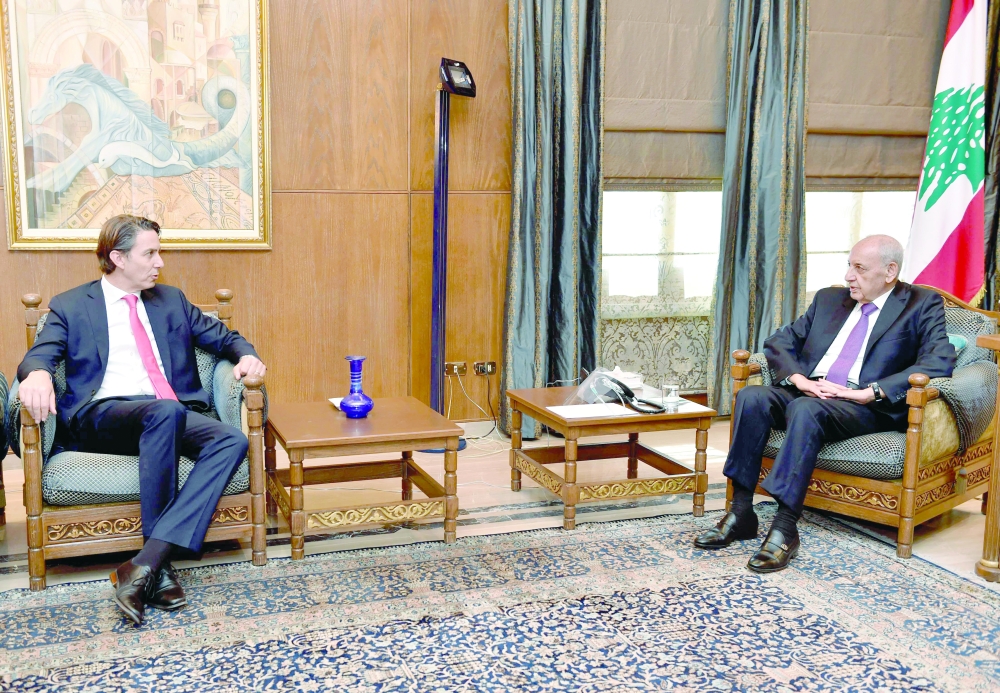 الوسيط الأمريكي يتحدث عن “تقدم” في ملف ترسيم الحدود البحرية بين لبنان وإسرائيل