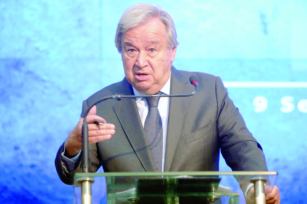 غوتيريش يشدّد من باكستان
عدم المبالاة بالتغيّر المناخي “ضرب من الجنون”