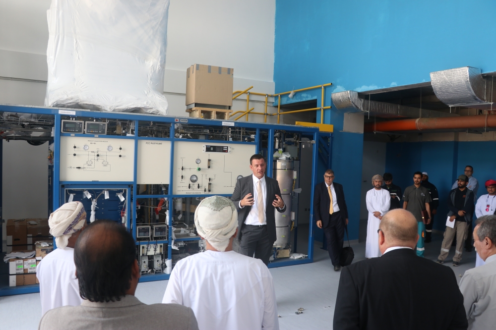 افتتاح المرحلة الثانية من مشروع مختبر جريس بجامعة صحار