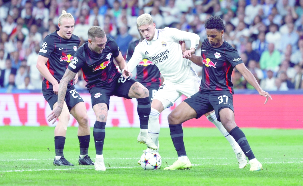 ريال مدريد وسان جرمان ونابولي وسيتي تحقق العلامة الكاملة