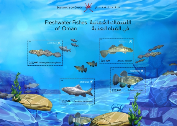 Stamps on Oman’s freshwater fishes rolled out