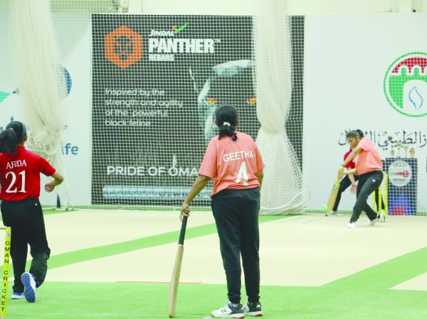 Inaugural edition of Women’s Indoor Bash cricket held at Oman Cricket Academy
