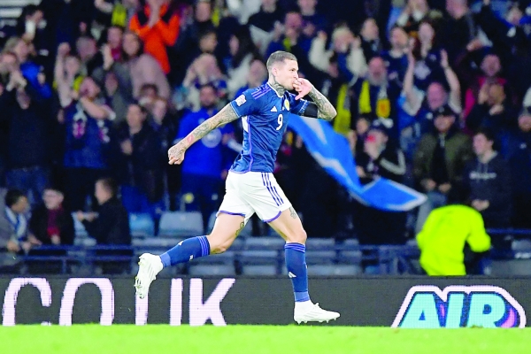 Scotland beat Ukraine to boost Nations League push