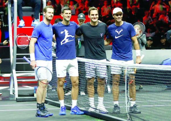 Federer teams up with Nadal for farewell match