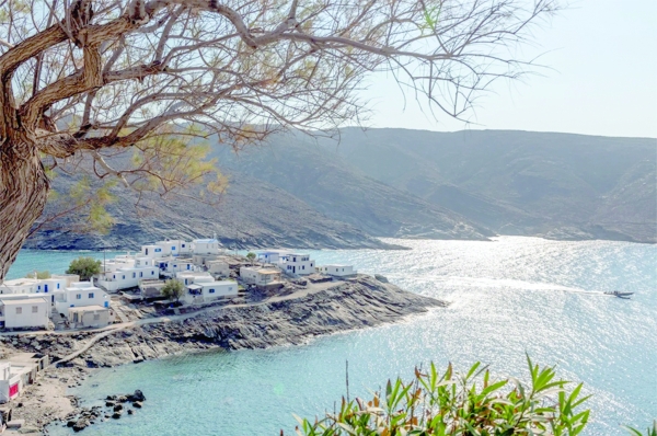 Braving the Winds on a Greek Isle