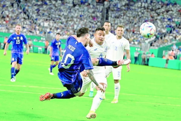 Messi powers Argentina past Honduras in Miami