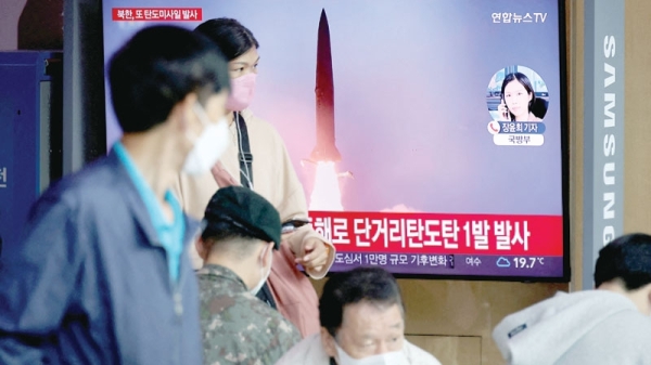 South Korea: North Korea fired ballistic missile towards sea