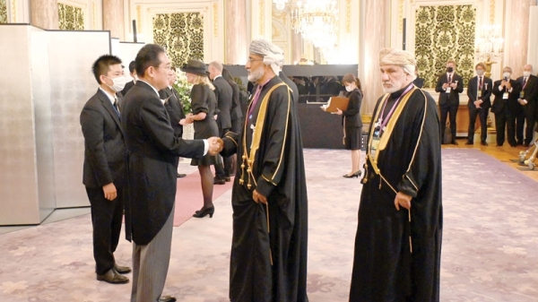 Royal Court adviser attends Abe’s funeral