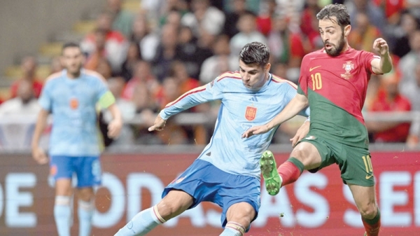 Spain snare Nations League semis spot from Portugal