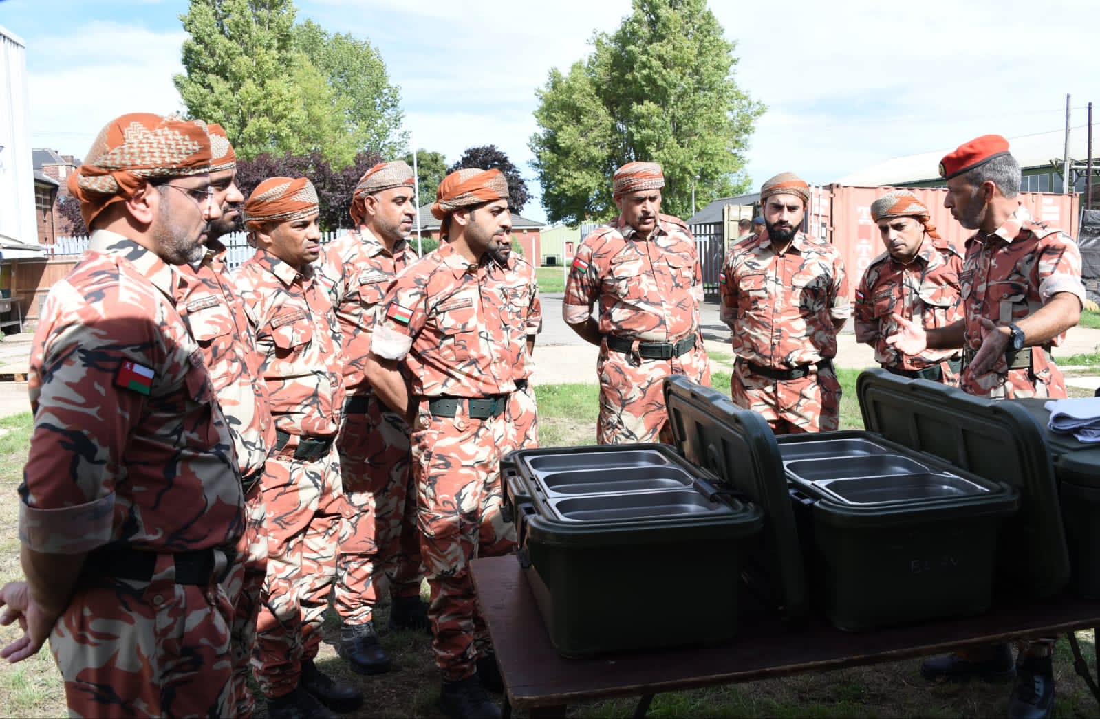 الجيش السلطاني يشارك في تمرين الإعاشة البريطاني