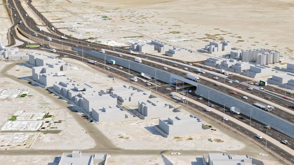 بلدية مسقط تُنفذ مشروع ازدواجية طريق الأنصب- الجفنين خلال الربع الأول لعام 2023م