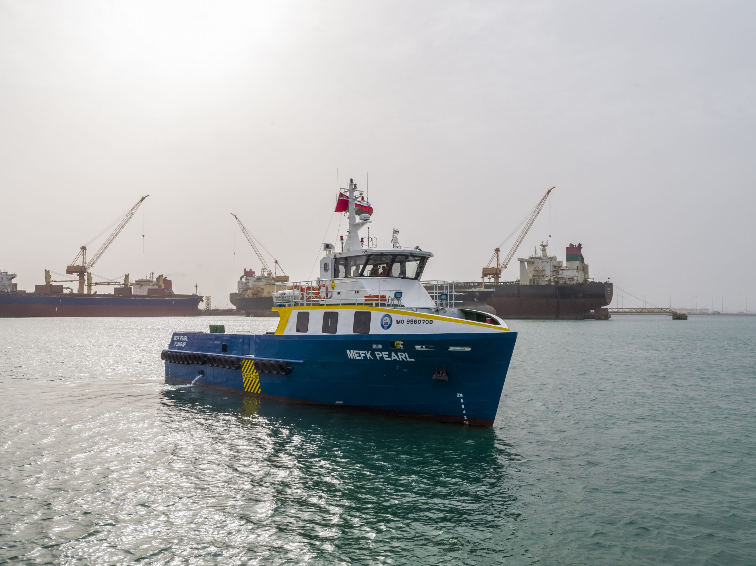 مجموعة أسياد ترفد القطاع البحري الإقليمي بسفينة جديدة تم صُنعها في الحوض الجاف بالدقم