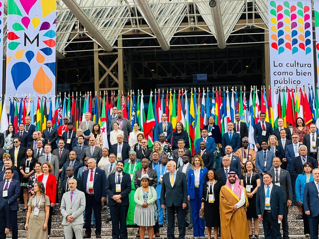 سلطنة عُمان تشارك في مؤتمر اليونسكو العالمي للسياسات الثقافية والتنمية المستدامة(موندياكولت ٢٠٢٢)