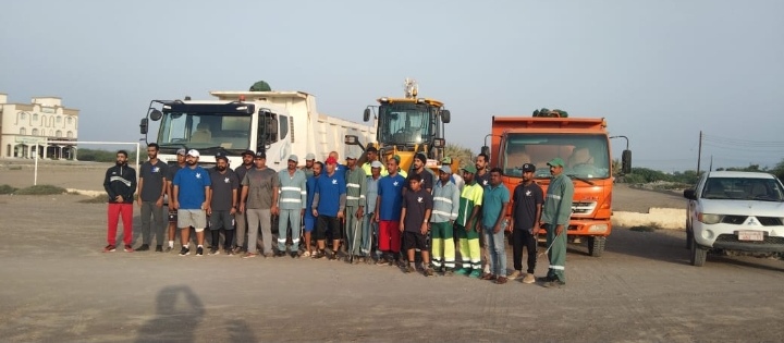 حملة نظافة شاطئ منطقة عباسة بالخابورة ￼