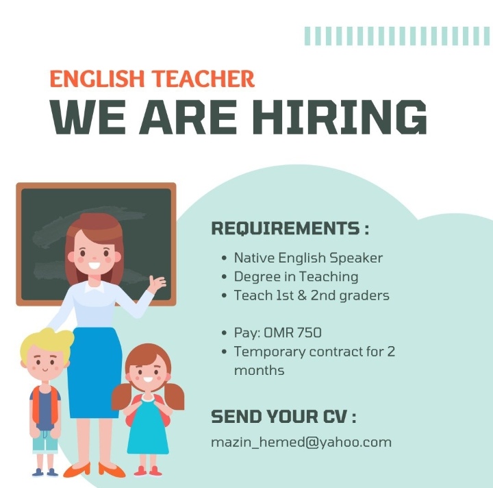 مدرسة خاصة في مسقط تعلن وظيفة شاغرة 2 IMG ٢٠٢٢٠٩١٢ ٠٢٣٤٢٢