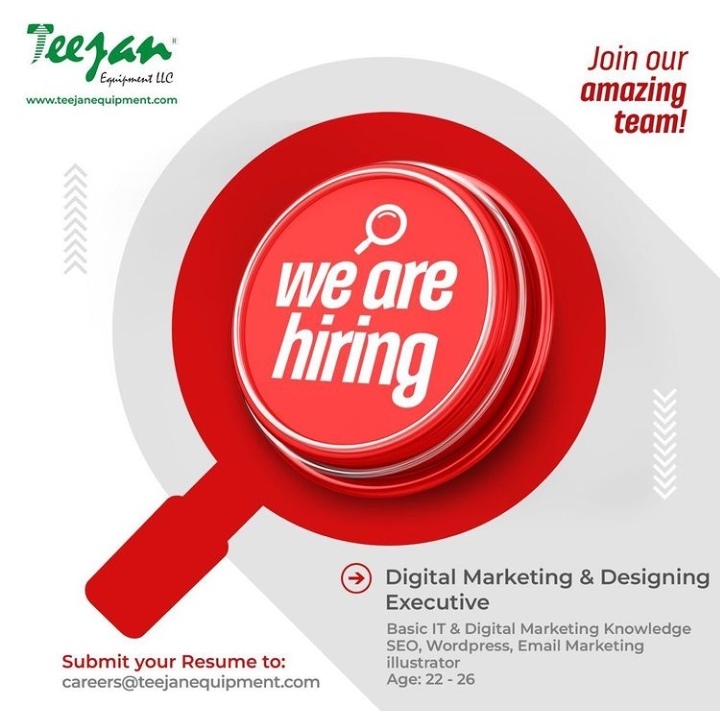 شركة تيجان للمعدات تعلن وظيفة شاغرة 2 IMG ٢٠٢٢٠٩١٣ ٠٧٠٩٠٥