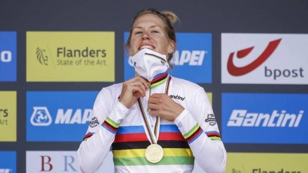 النيذرلاندية إيلين تحتفظ بلقب العالم لسباق ضد الساعة