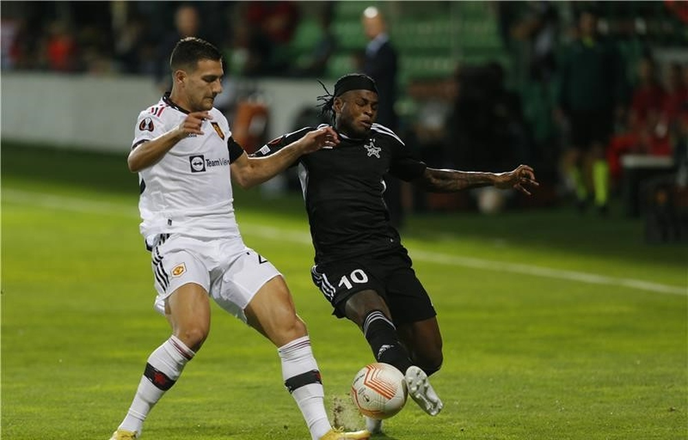 مانشستر يونايتد يفوز على شيريف تيراسبول 2-صفر بالدوري الأوروبي لكرة القدم