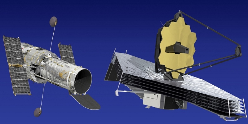 التلسكوبان “جيمس ويب” و”هابل” يرصدان اصطدام مركبة “ناسا” بكويكب