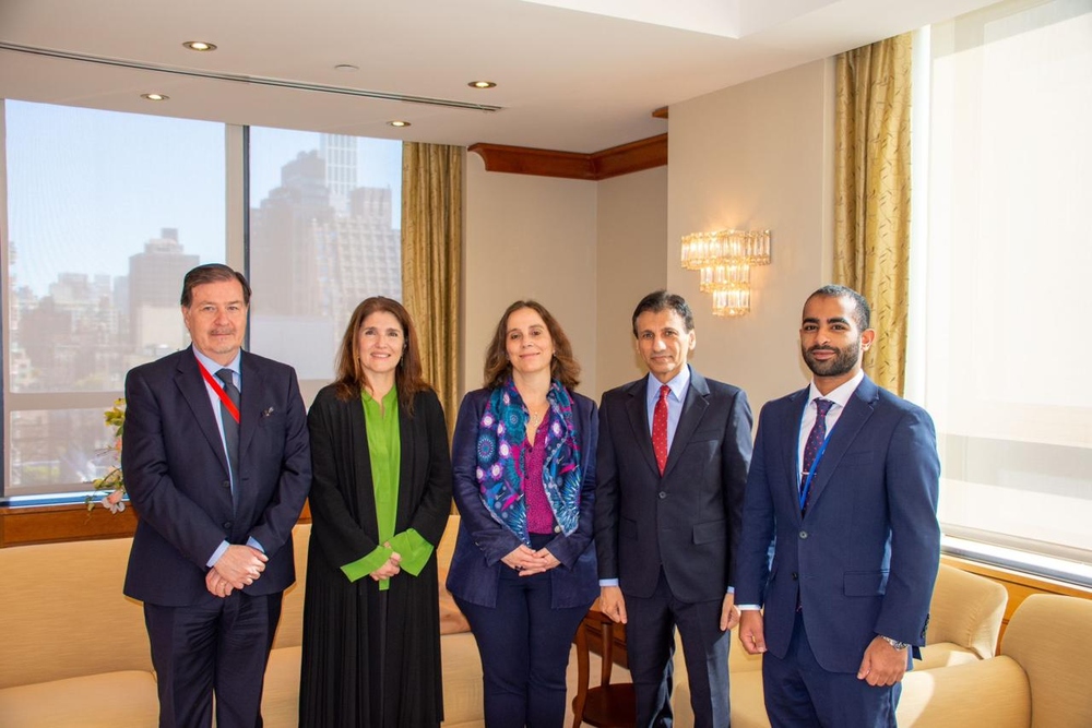 مندوب سلطنة عُمان لدى الأمم المتحدة يلتقي مع وزيرة الخارجية التشيلية